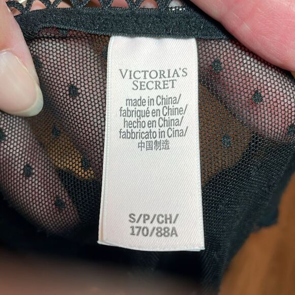 Victoria’s Secret Lingerie, Eras Tour, Reputation, Sexy Black Lace Thong, Small - Picture 6 of 7